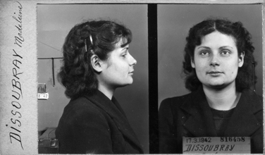 Photo anthropométrique prise le 17 mars 1942 par le service de l’identité judiciaire. © Archives de la Préfecture de Police (APP), Le Pré-Saint-Gervais.