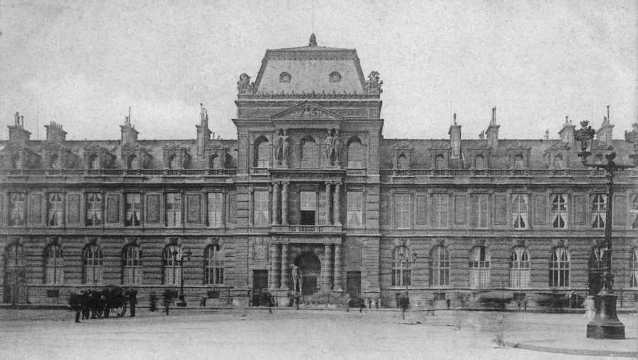 Paris. Le ministère des Finances en 1900. Carte poste, collection Mémoire Vive.