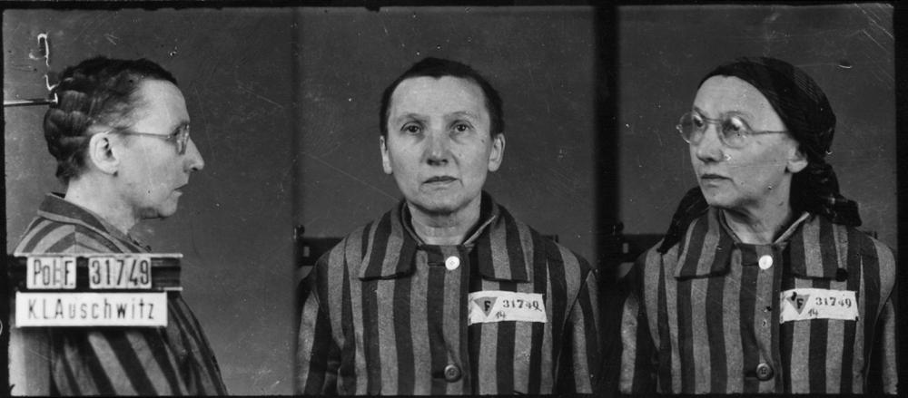 Photographiée à Auschwitz-I, le 3 février 1943. Musée d’État d’Auschwitz-Birkenau, Oświęcim, Pologne. Collection Mémoire Vive. Droits réservés.