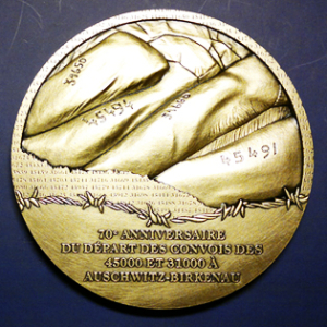 Recto médaille Site