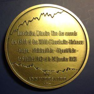 Verso médaille Site