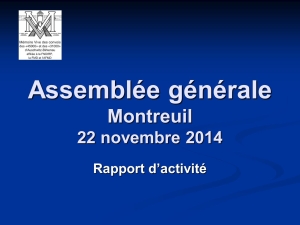 Rapport activite 2014
