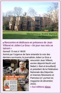 Un jour nos voix se tairont